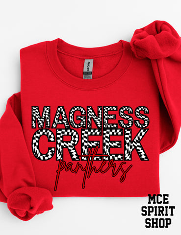 Magness Creek Panthers Checkered Completed Top