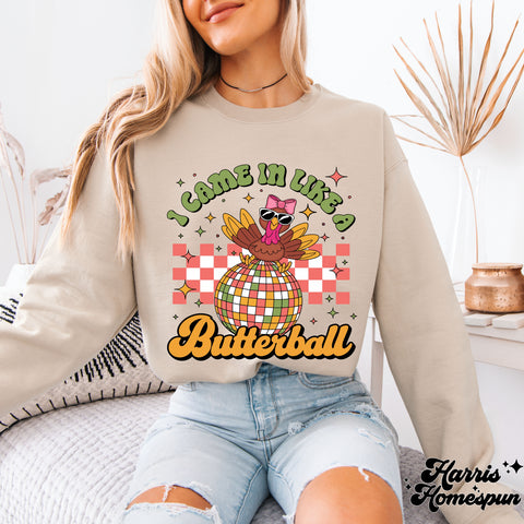 I Came in Like a Butterball Completed Top