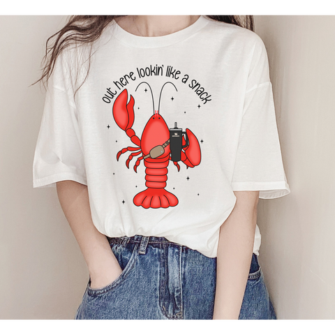 Crawfish Out Here Lookin’ Like a Snack DTF Print