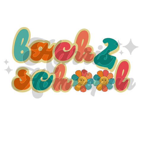 Hippy Back to School DTF Print