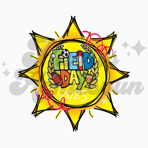 Field Day Sun DTF Print