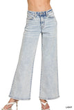 PRE-ORDER Zenana Light Wash Wide Leg Denim Pants