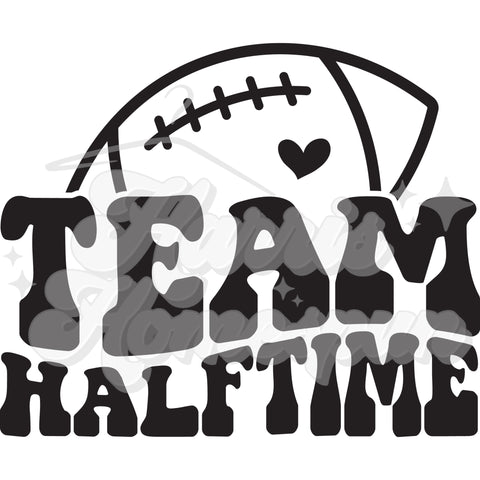 Team Halftime DTF Print with different color options