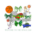 Welcome to the Space Jam Bows DTF Print