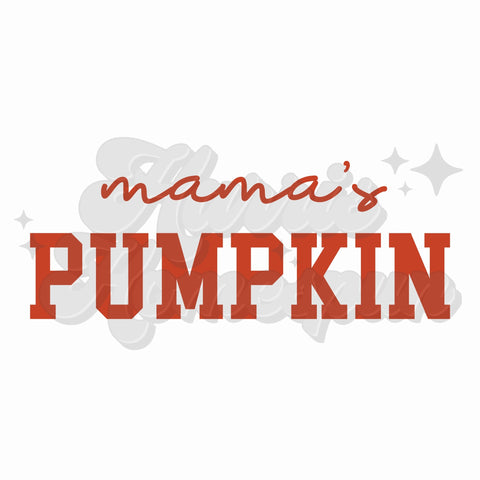 Orange MAMA’s Pumpkin DTF Print