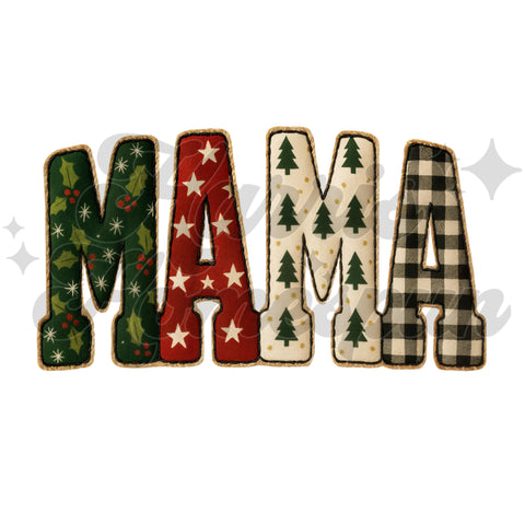 Festive MAMA DTF Print