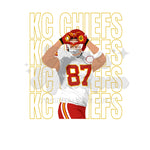 KC Chiefs Kelce DTF Print