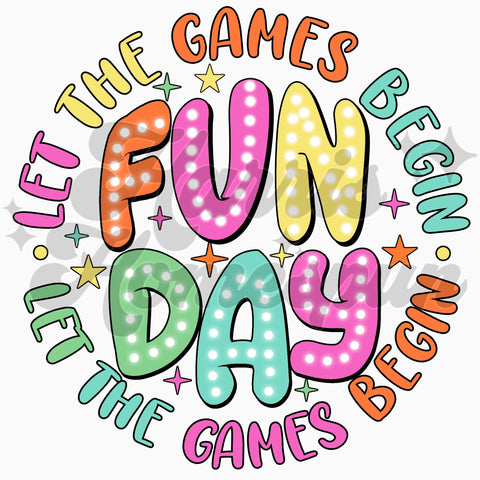 Games Fun Day DTF Print