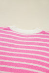 Multicolor Pastel Side Slits Sweater