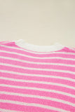 Multicolor Pastel Side Slits Sweater