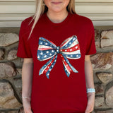 Big Patriotic Bow DTF Print