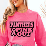 Panthers Pink Out Black Completed Top