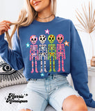 Colorful Pattern Skeletons Completed Top