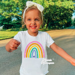 Faux Glitter Rainbow Completed Top