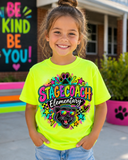 Neon Panther Head Stagecoach Spirit Shop Top