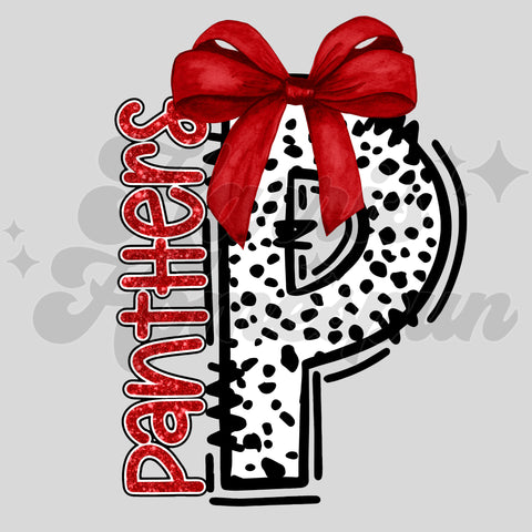 Big Dot P Panthers DTF Print