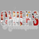 Chiefs Players in word DTF Print