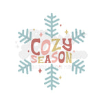 Cozy Season Snowflake DTF Print