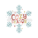 Cozy Season Snowflake DTF Print