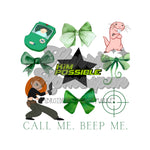 Call Me. Beep Me. Kim Possible Bows DTF Print