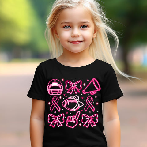 Neon Pink Football Completed Top