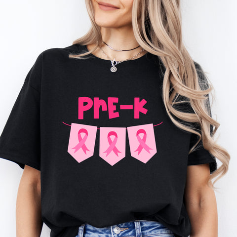 Pre-K Pink Pennate Flags Completed Top