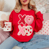 Faux Yarn XOXO Completed Top