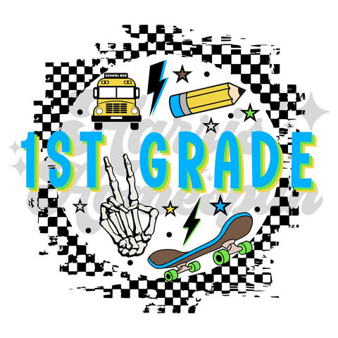 Rad 1st Grade DTF Print
