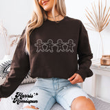 Gingerbread Men Holding Hands Completed Top