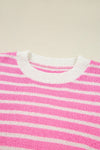 Multicolor Pastel Side Slits Sweater