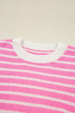 Multicolor Pastel Side Slits Sweater