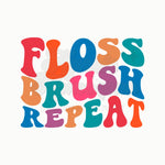 Floss Brush Repeat DTF Print