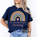 It's a Beautiful Day for Learning Rainbow Magness Creek Spirit Shop Top