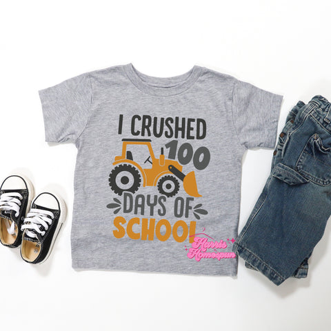 I Crushed 100 Days Completed Tees