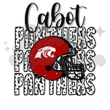 Cabot Panthers Football DTF Print