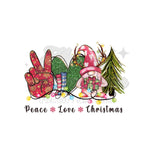 Peace. Love. Christmas. DTF Print
