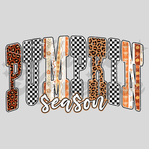 Pumpkin Season DTF Print