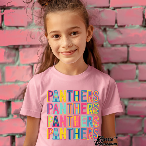 Colorful Panthers Repeat Completed Top
