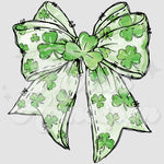 St Patty Bow DTF Print