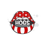 HOGS Lips DTF Print
