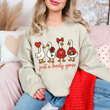 Just a Lovely Goose Completed Top