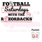 Football Saturdays with the Hogs DTF Print