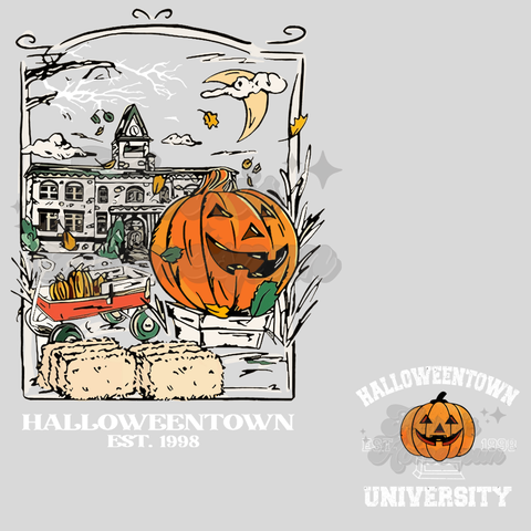 Halloweentown DTF Print (Pocket Included)