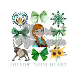 Ana Follow Your Heart Bows DTF Print