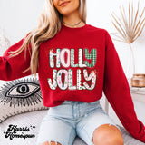 Pink Holly Jolly Completed Top