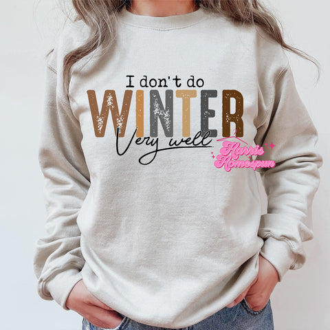 I Don’t Do Winter Very Well Completed Top