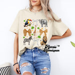 Zoo Animals and Bows Completed Top