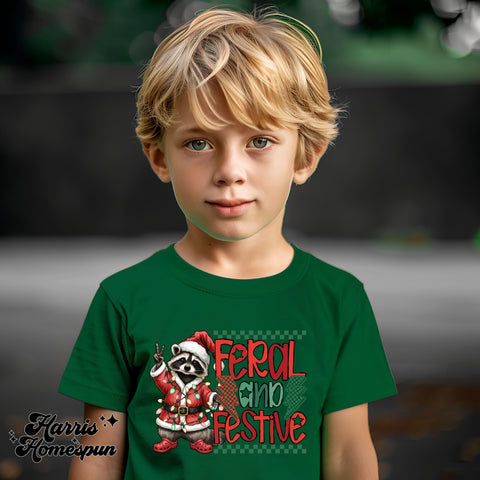 Feral and Festive Completed Top