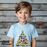 Construction Trucks Tree Completed Top