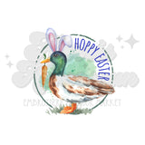 Hoppy Easter Duck DTF Print